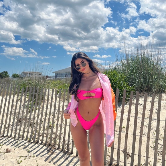 Ruby and Jenna striped shorts and button up set - Picture 4 of 4